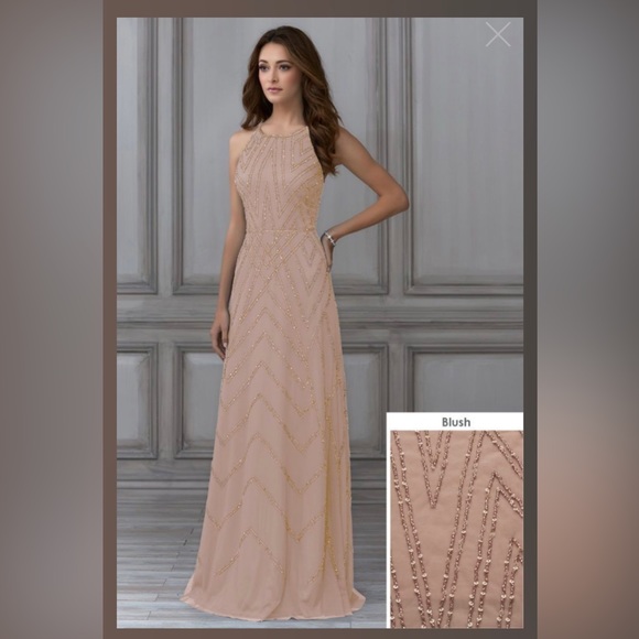 NWT Adrianna Papell Lace-Up Back Halter Dress - Picture 1 of 4